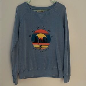 Blue 84 Women's Blue Sedona Crew Neck Sweater